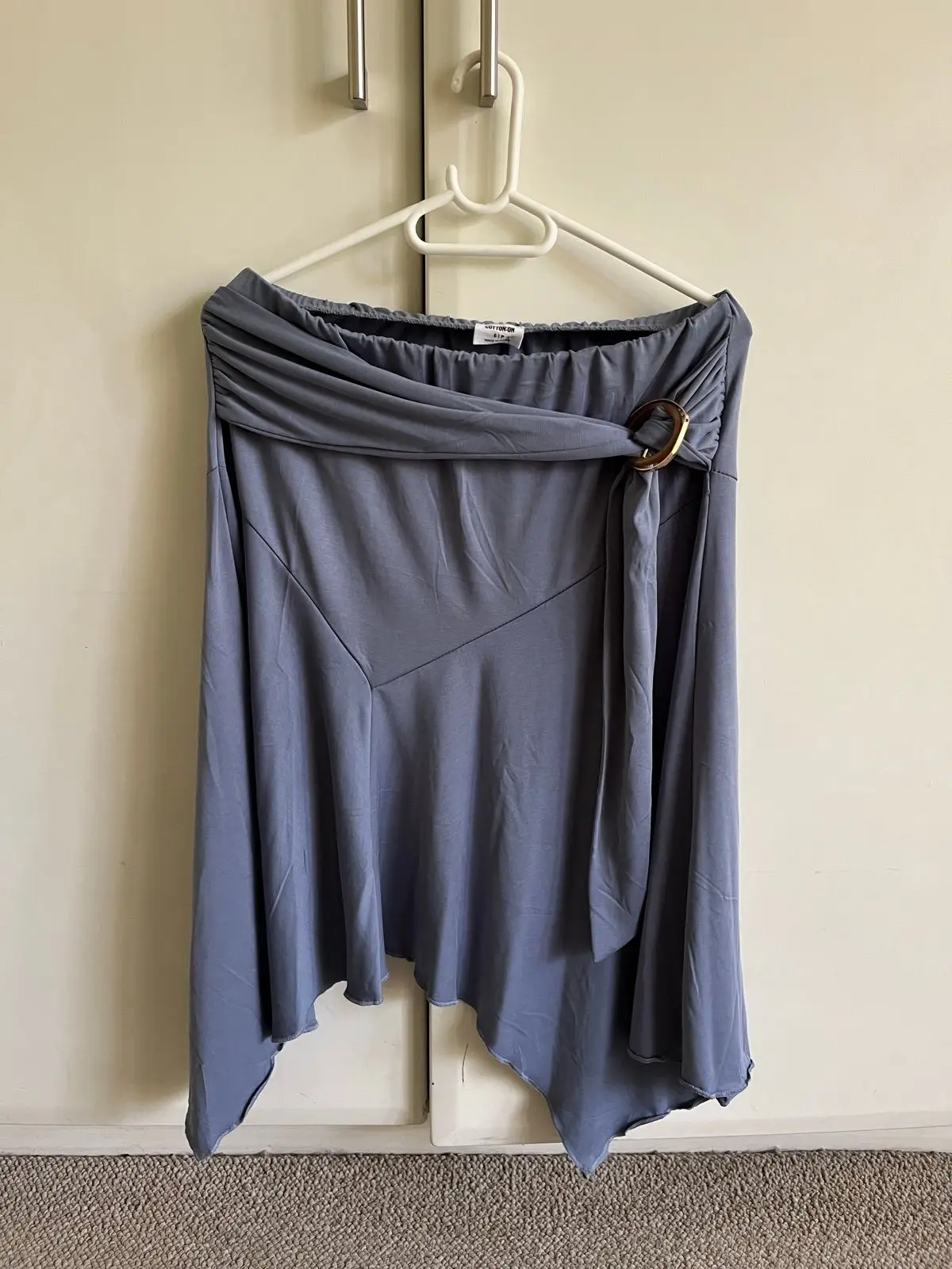 Cotton On Asymmetrical Blue Skirt