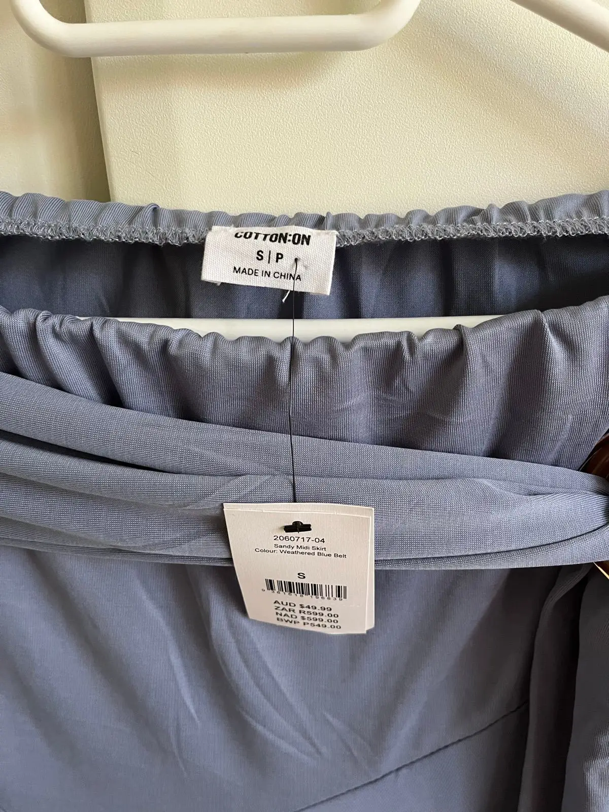 Cotton On Asymmetrical Blue Skirt