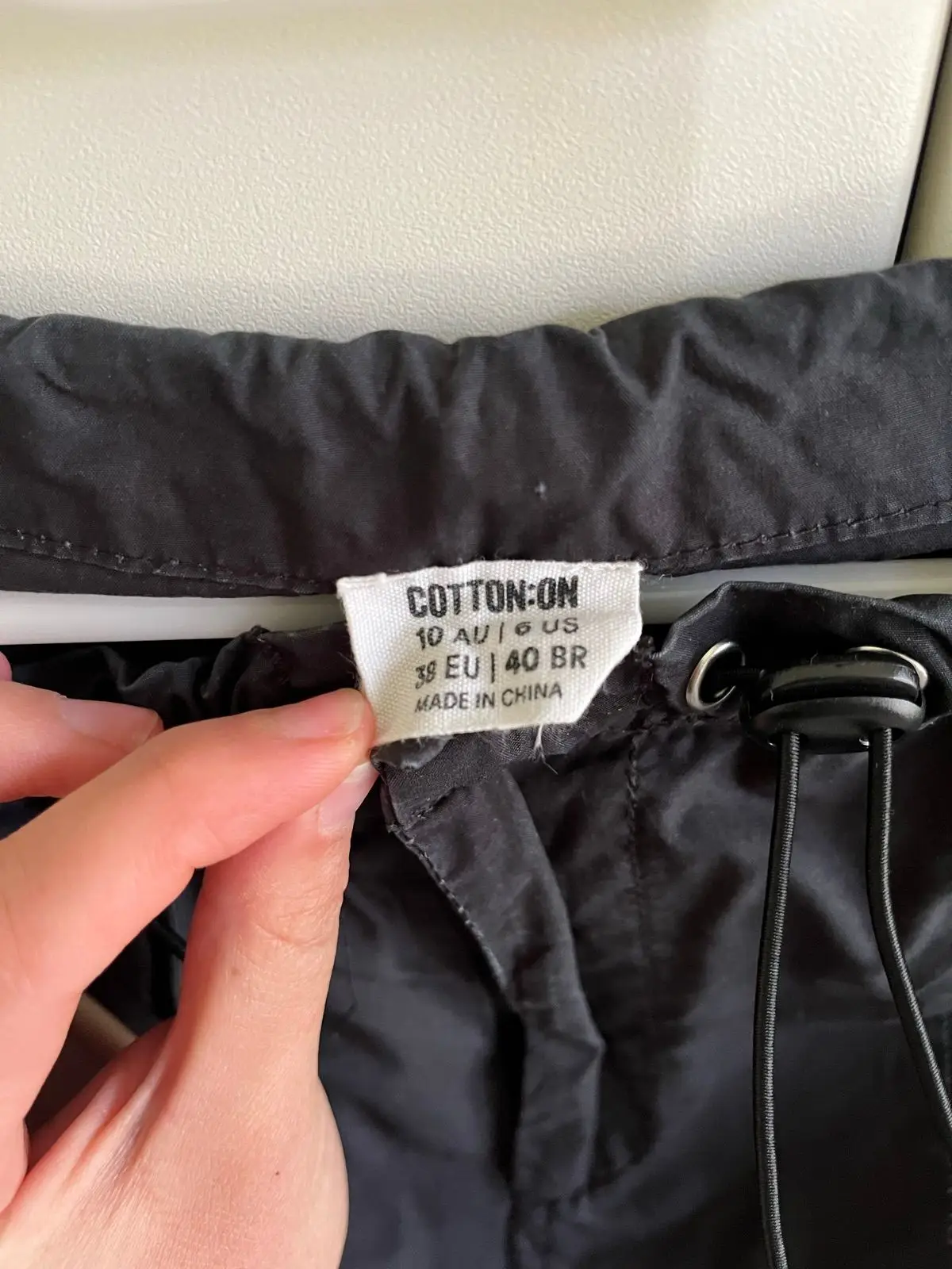 Cotton On Black Cargo Shorts Size 10