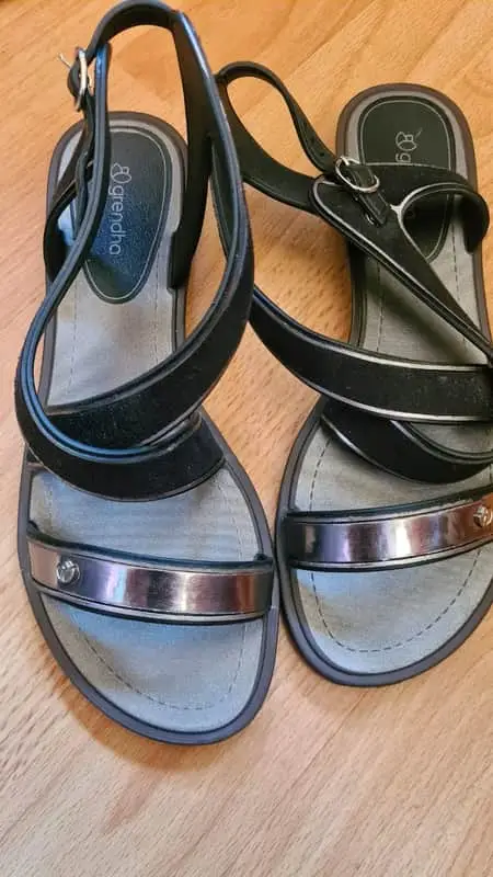 SA size 5 Flat platform slides GRENDHA Women's Sandals. Still new never worn