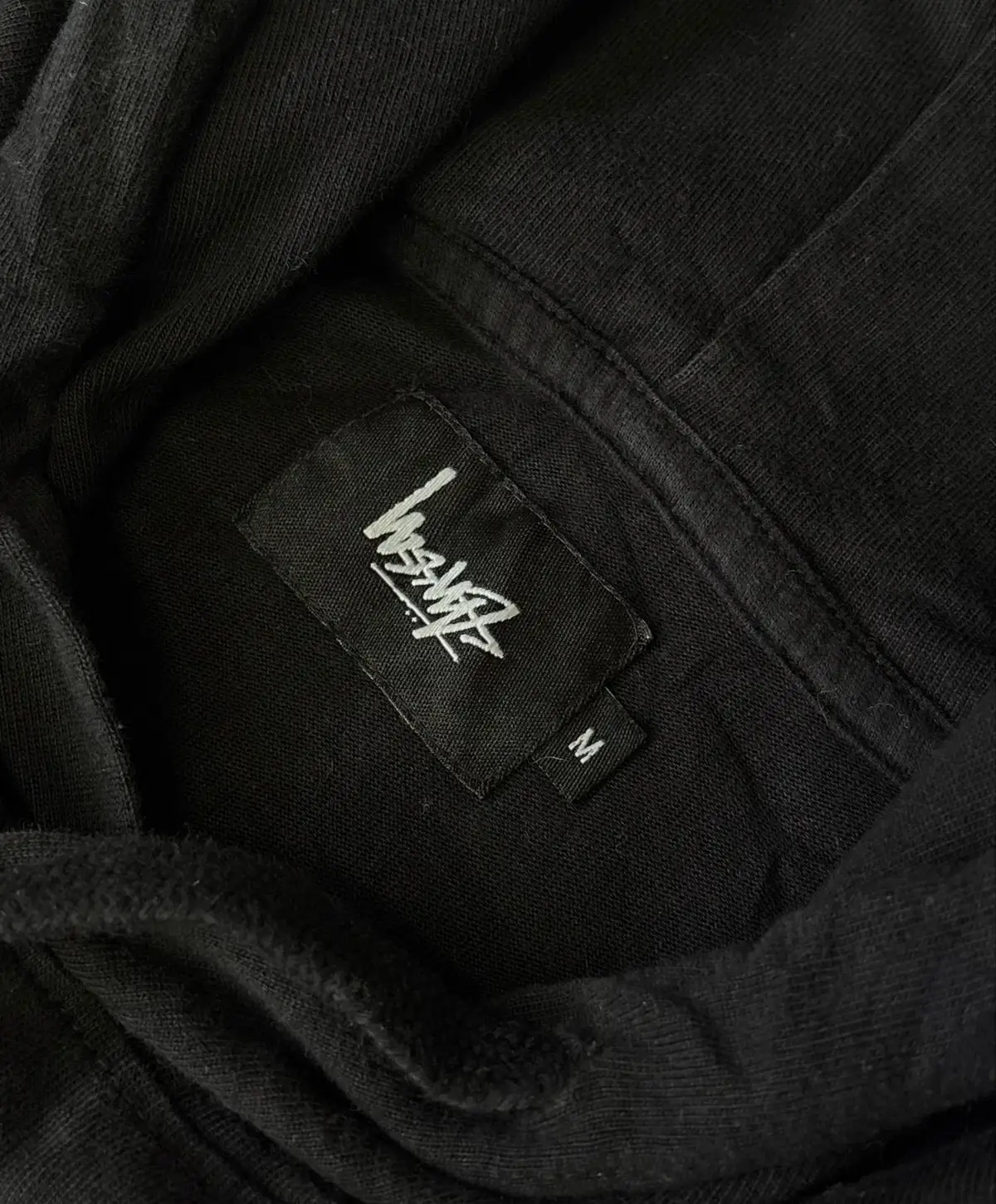 Stüssy International Hoodie Black Yellow Stripe M