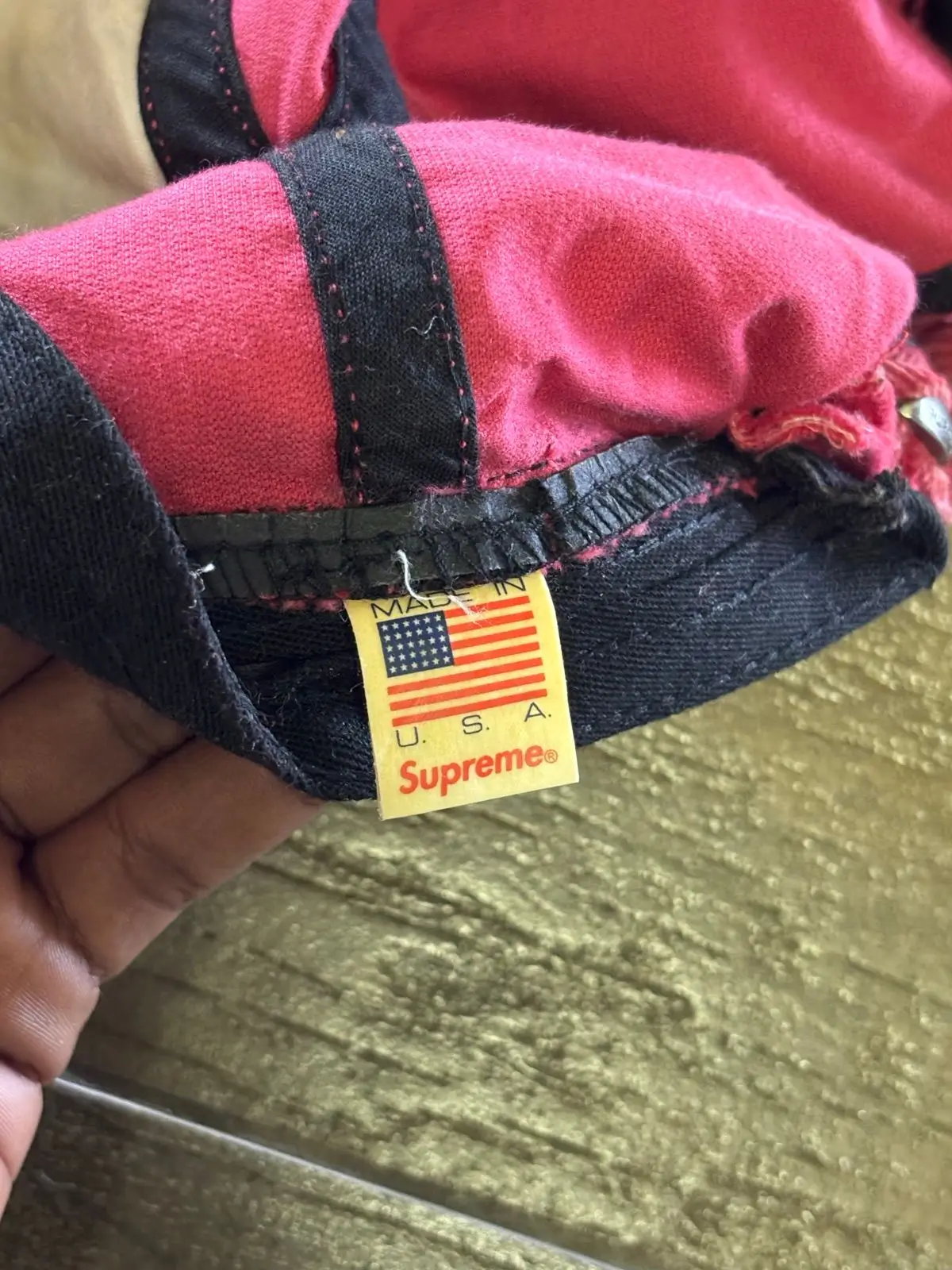 Pink Corduroy Cap with S Logo