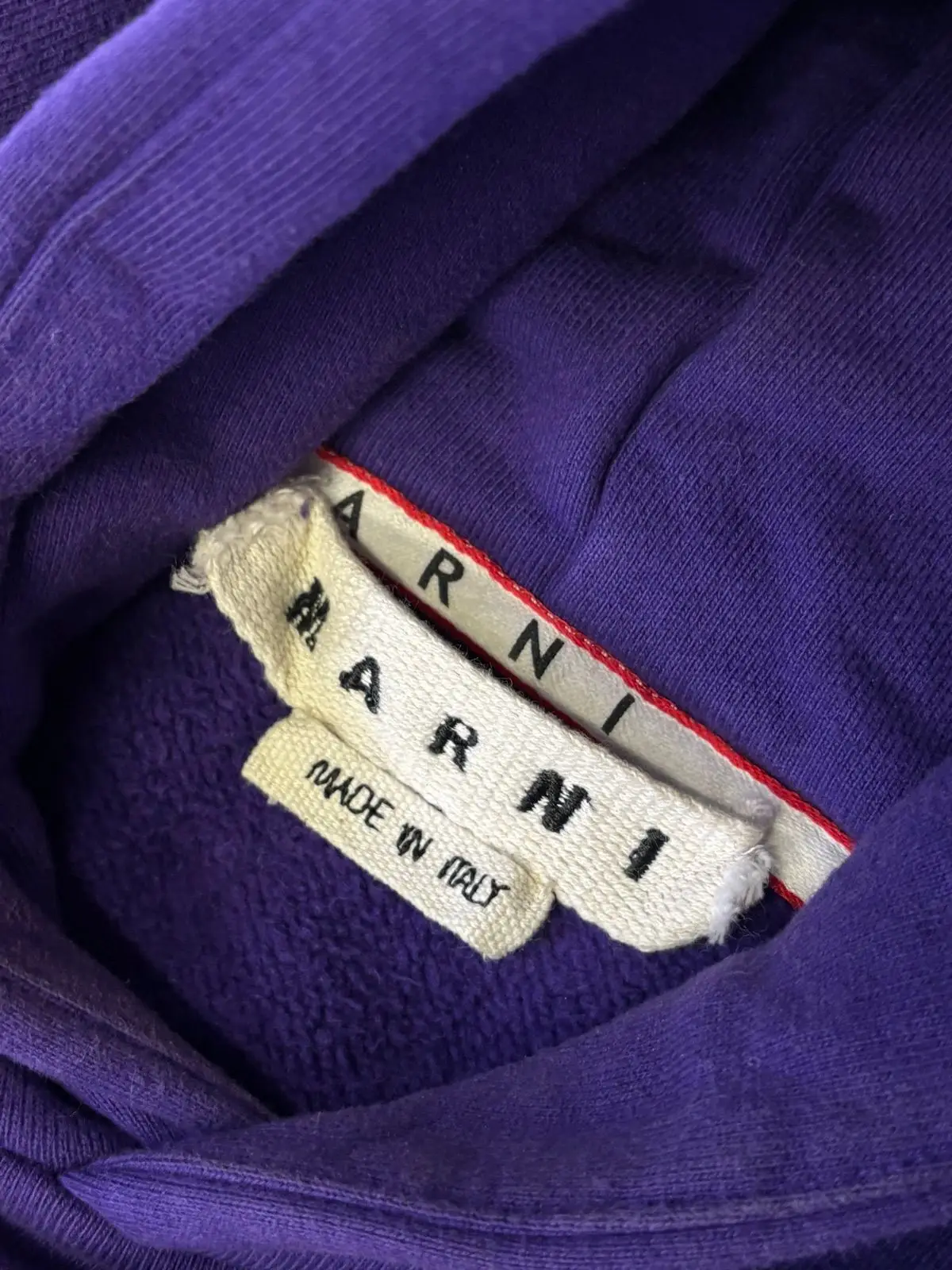 Purple Hoodie with Glitter Graphic Print