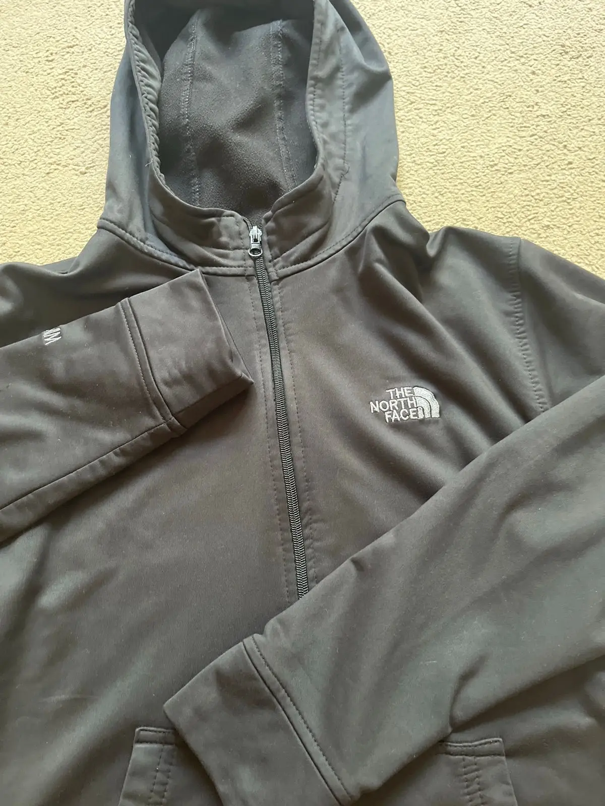 The North Face Black Hooded Zip Jacket Size S