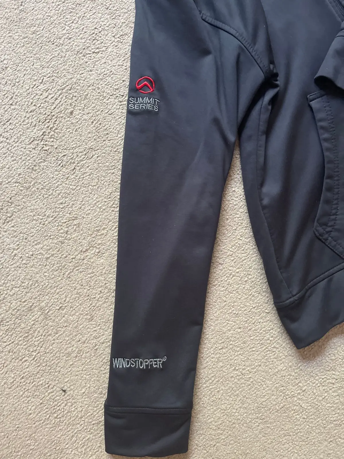 The North Face Black Hooded Zip Jacket Size S