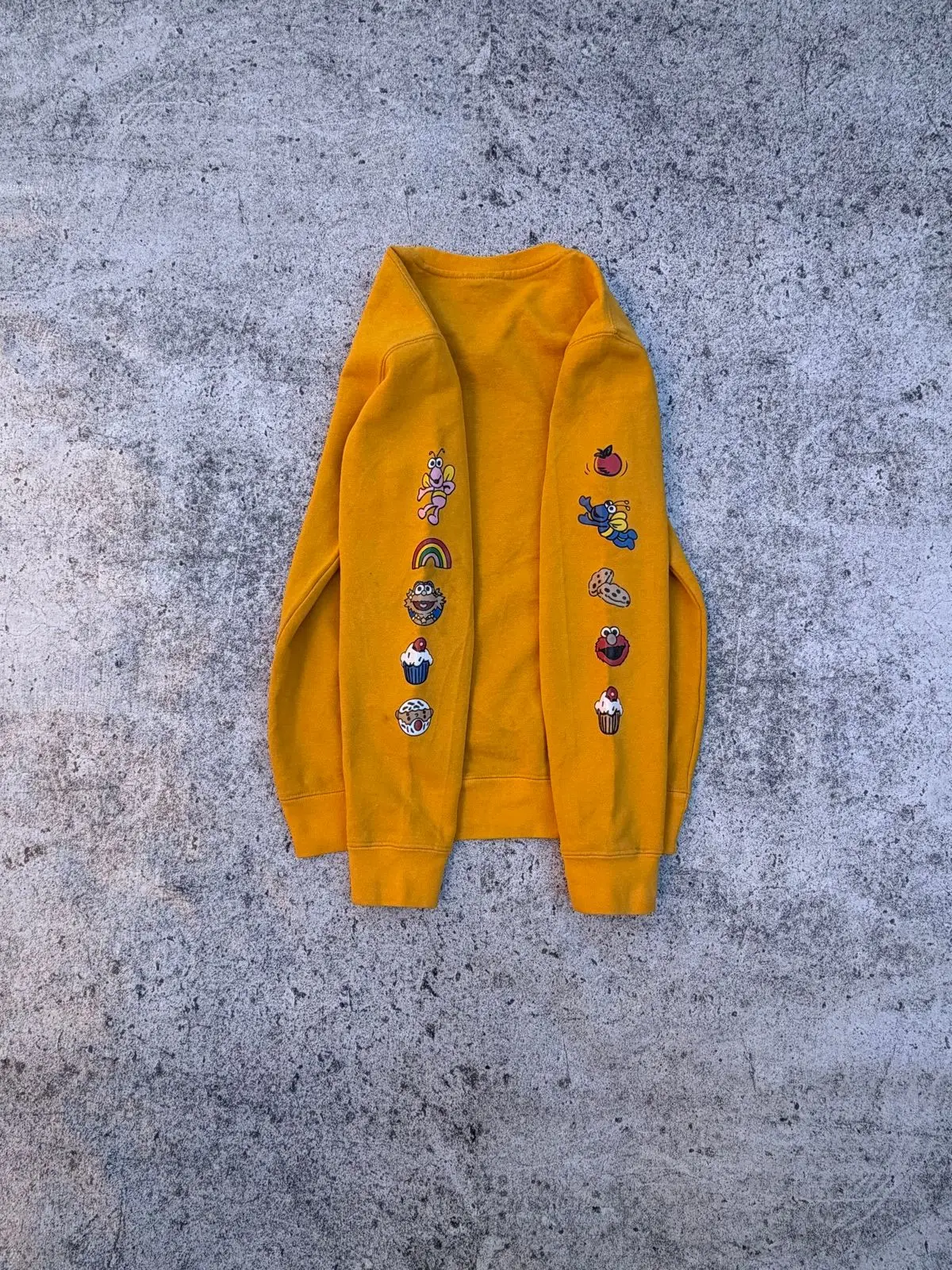 Stüssy Golden Yellow Crewneck Sweatshirt