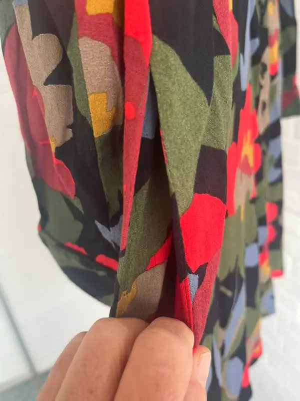 Zara floral print dress with front pockets