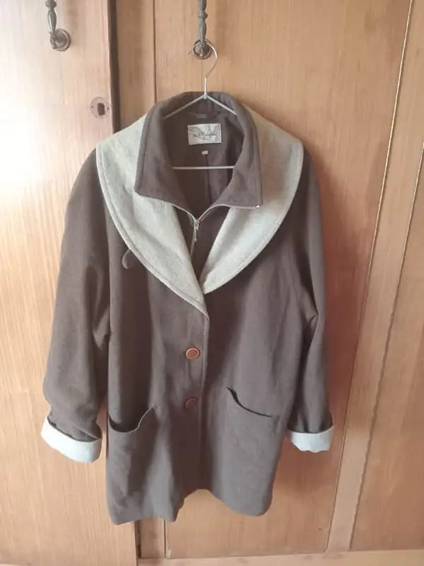 Ladies layered winter coat