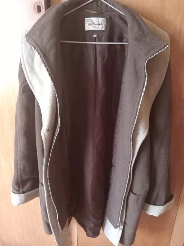 Ladies layered winter coat