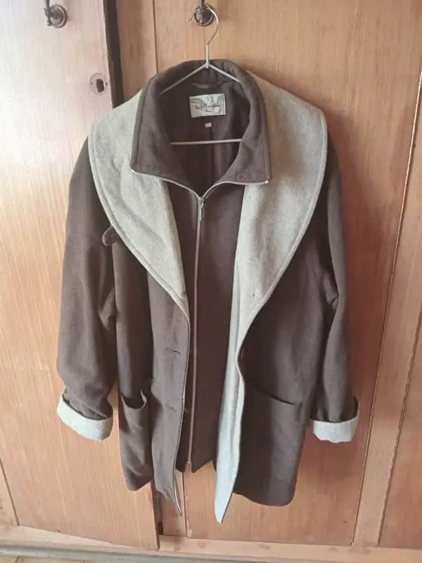 Ladies layered winter coat