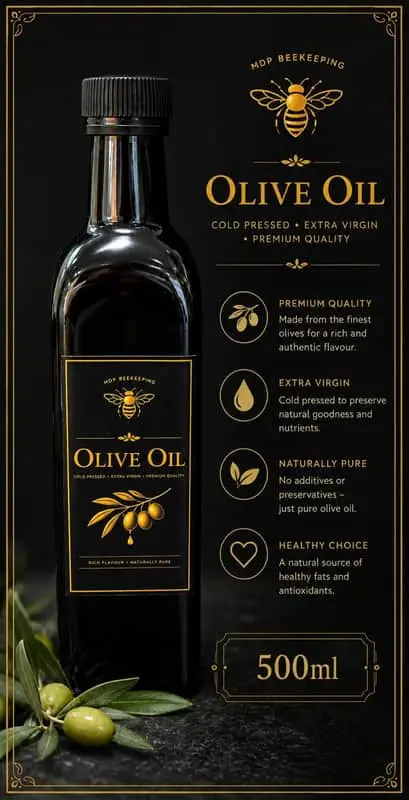 MDP Beekeeping Extra-Virgin olive oil 500ml
