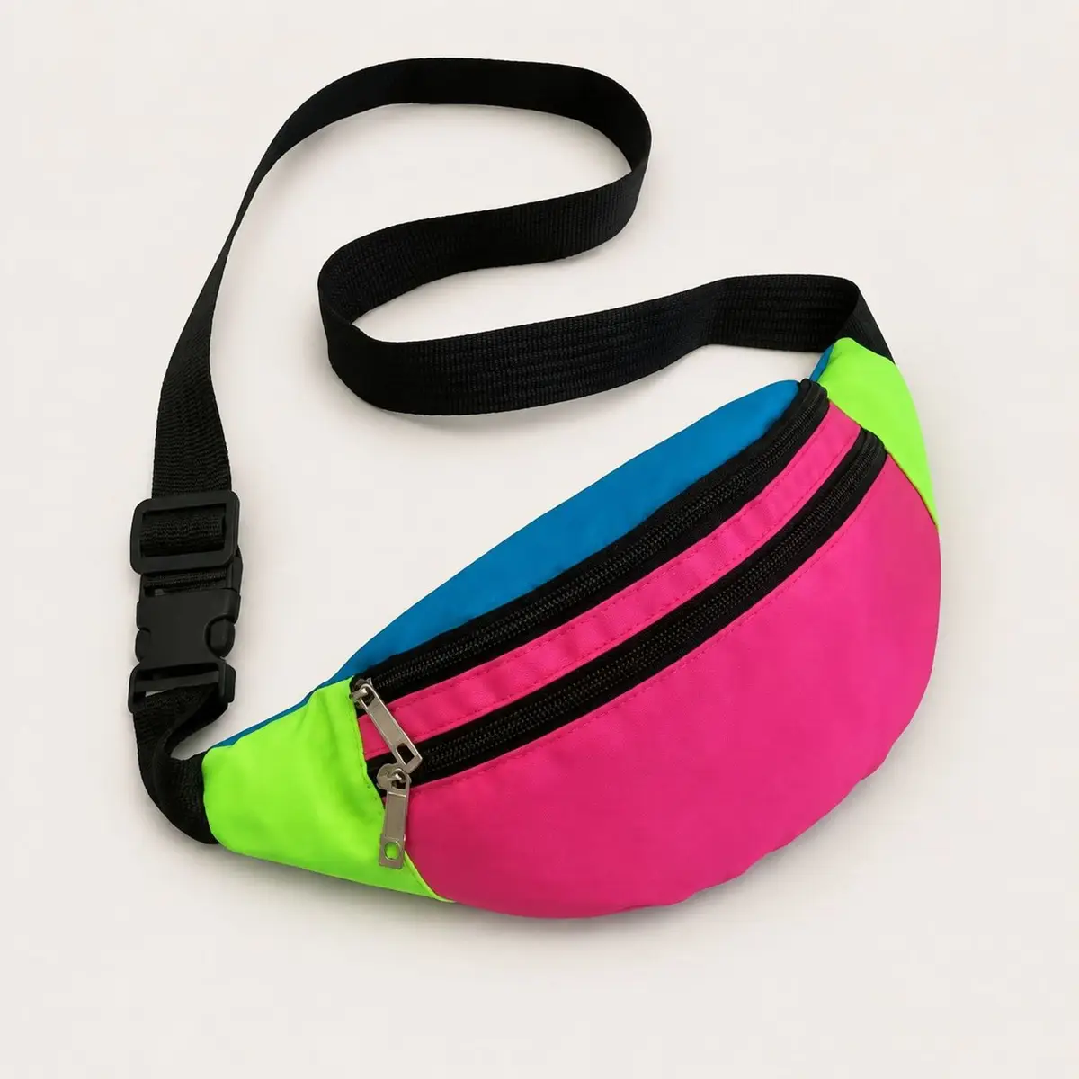 Neon Fanny Pack - Pink, Green & Blue