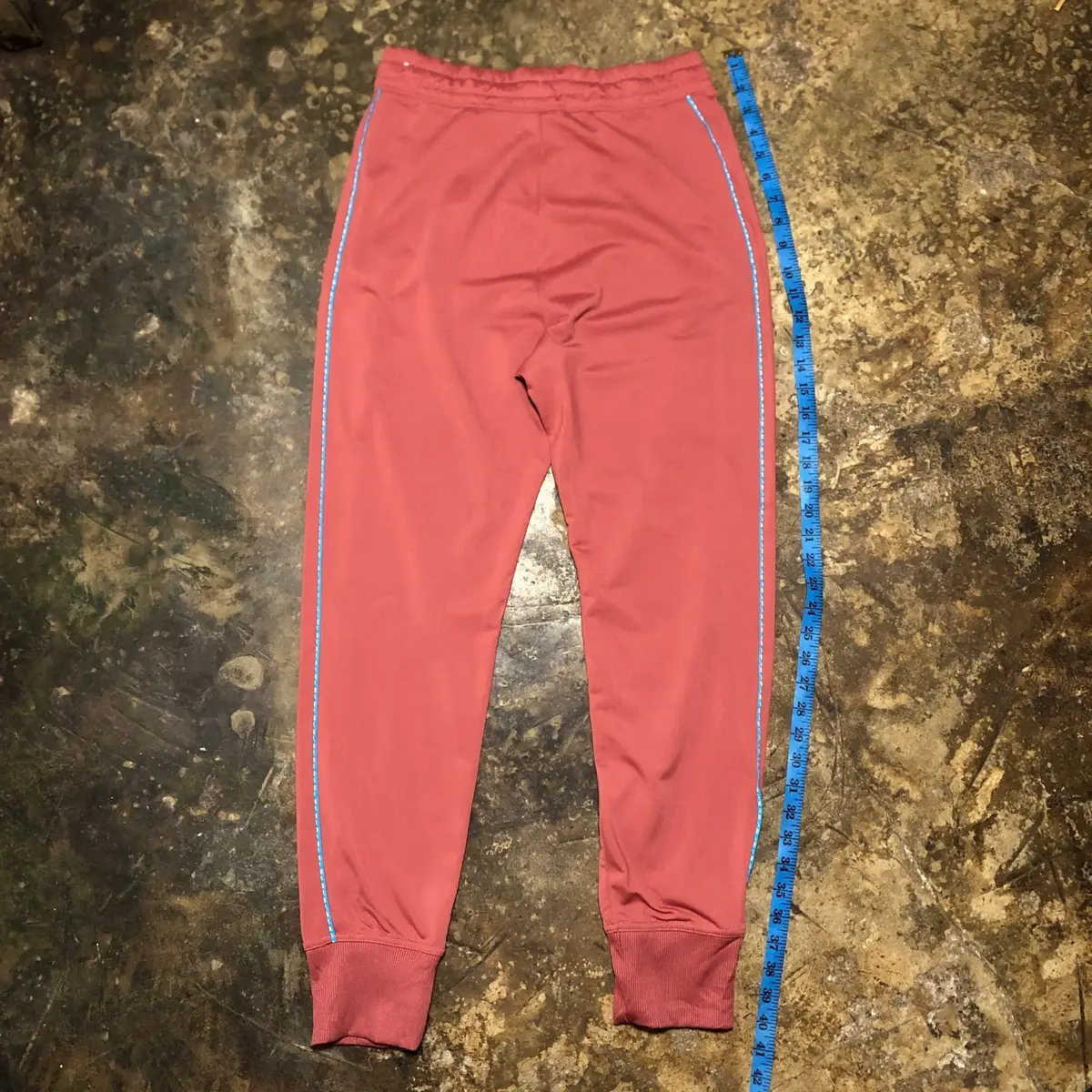 Nike Red Joggers with Blue Drawstring