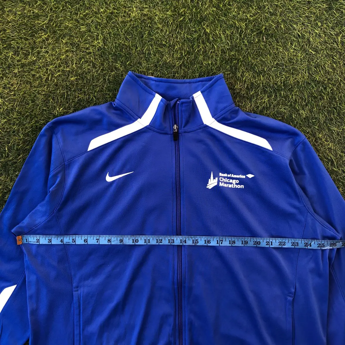 Nike Chicago Marathon Track Jacket Blue L