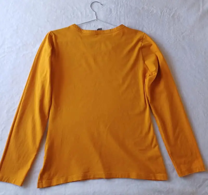 Identity Mustard Long-Sleeve Top | Size 40 | Like New