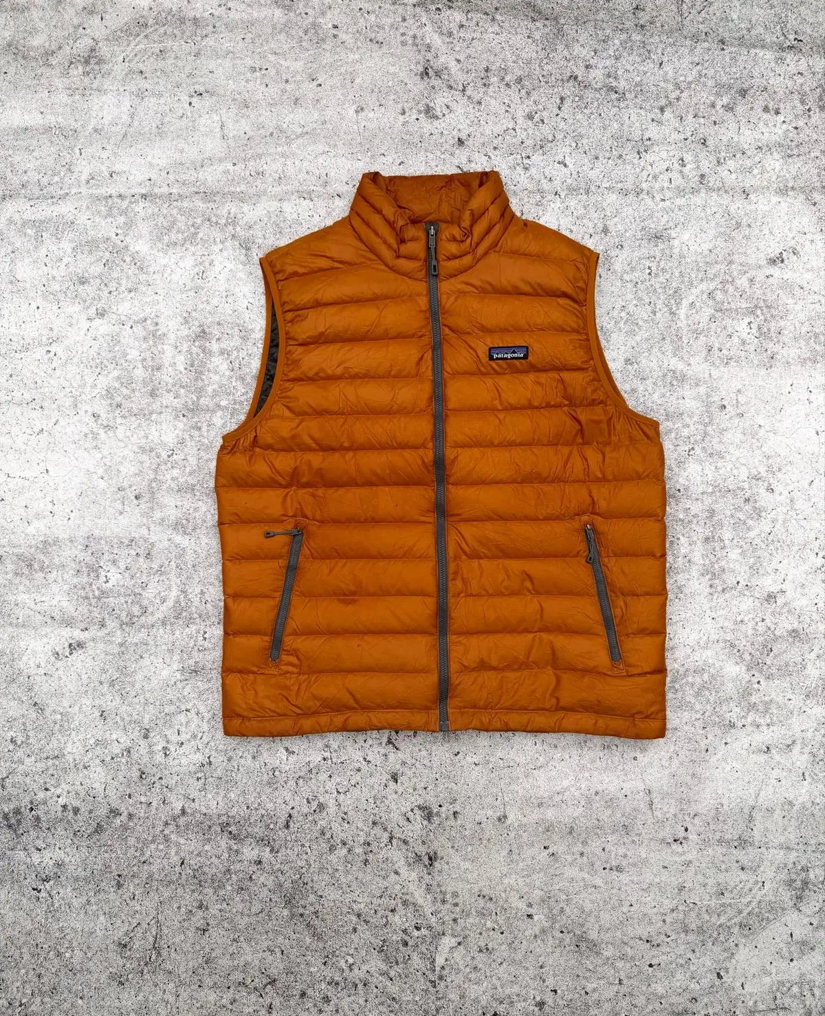 Patagonia Down Puffer Vest Rust Orange