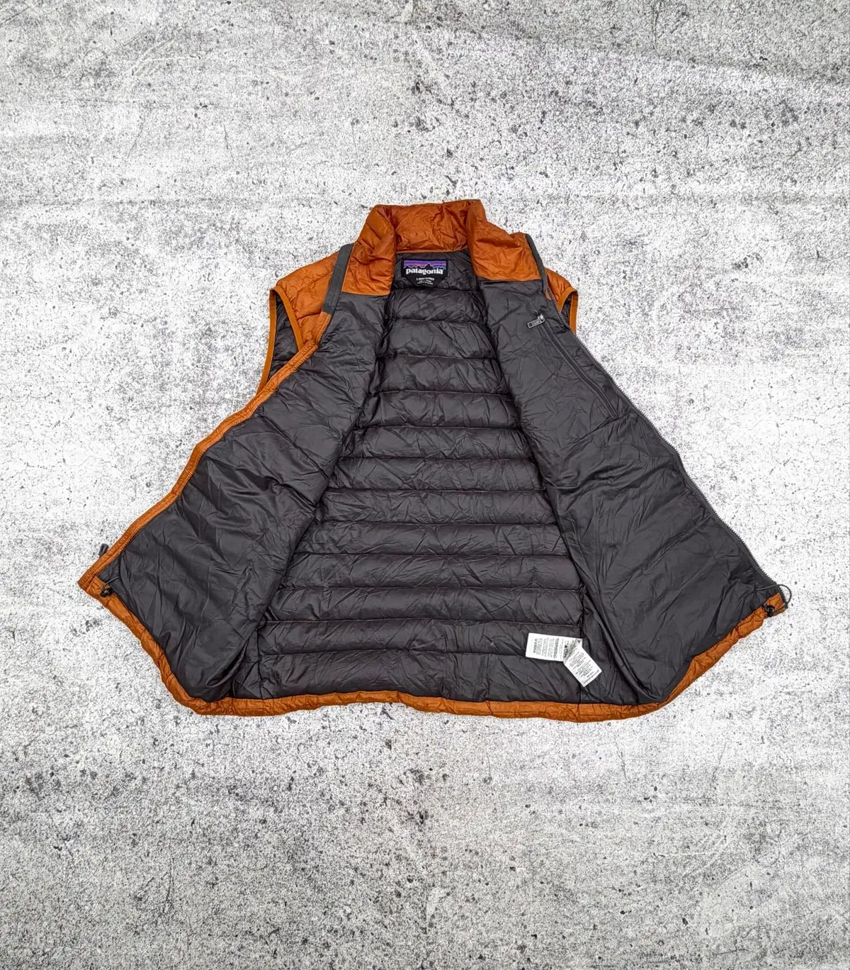 Patagonia Down Puffer Vest Rust Orange