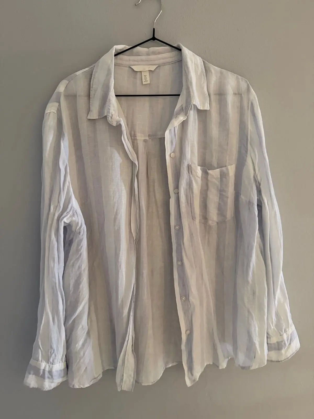 Hilarys Pastel Plaid Button-Up Shirt