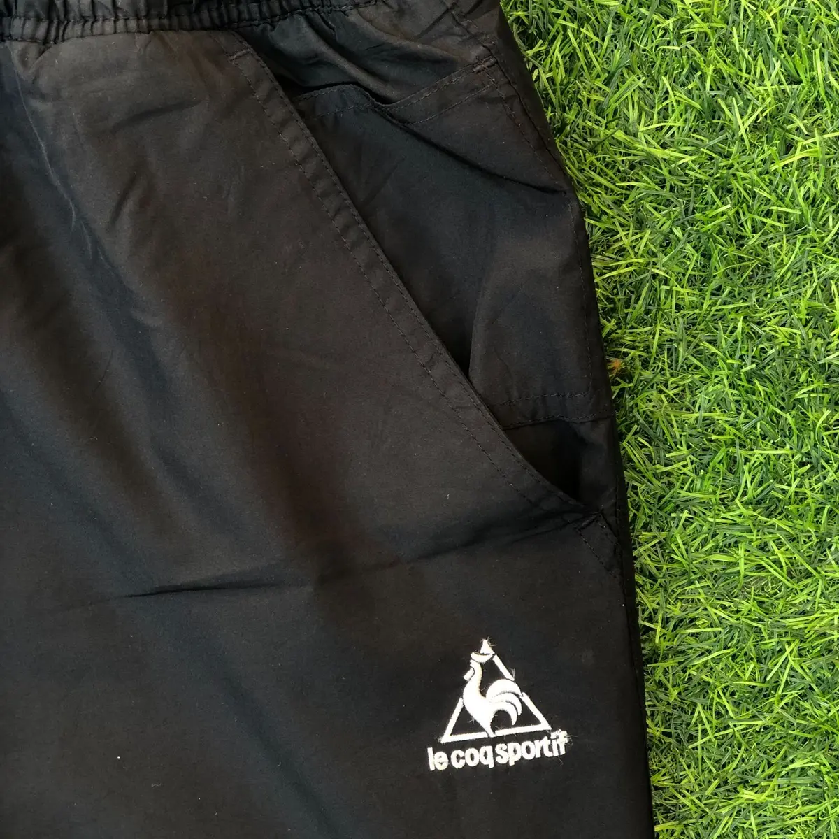 Le Coq Sportif Black Track Pants