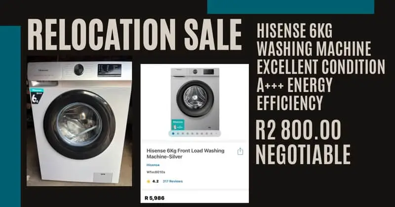 Hisense 6kg Front Load Washing Machine