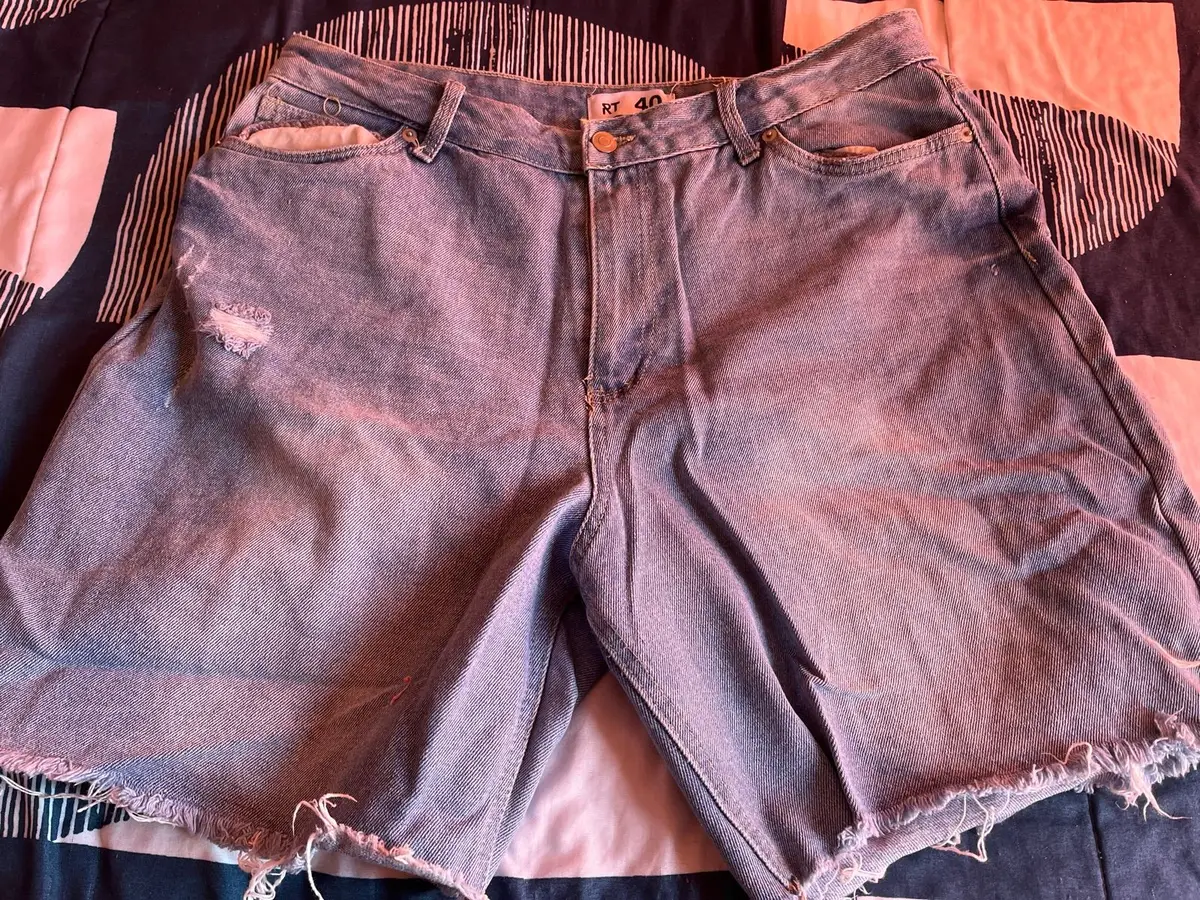 Mr Price Light Wash Denim Shorts Size 40