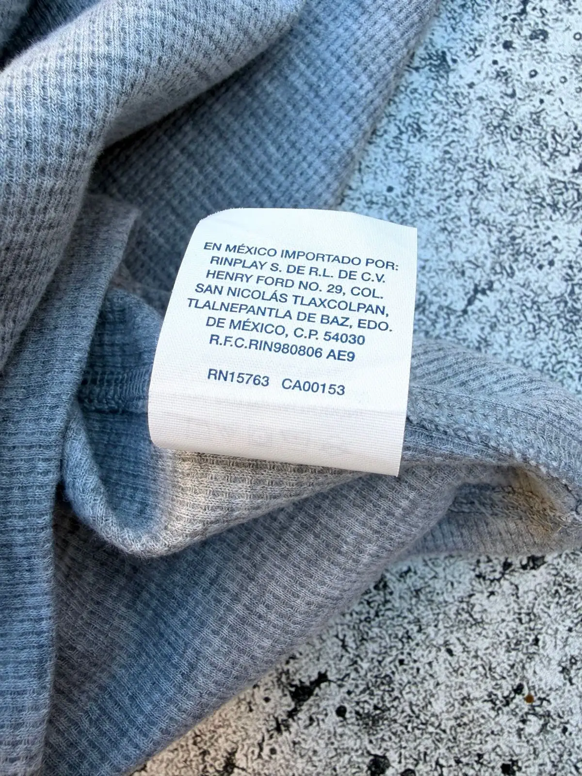 Polo Ralph Lauren Ski Bear Waffle Thermal Top Grey