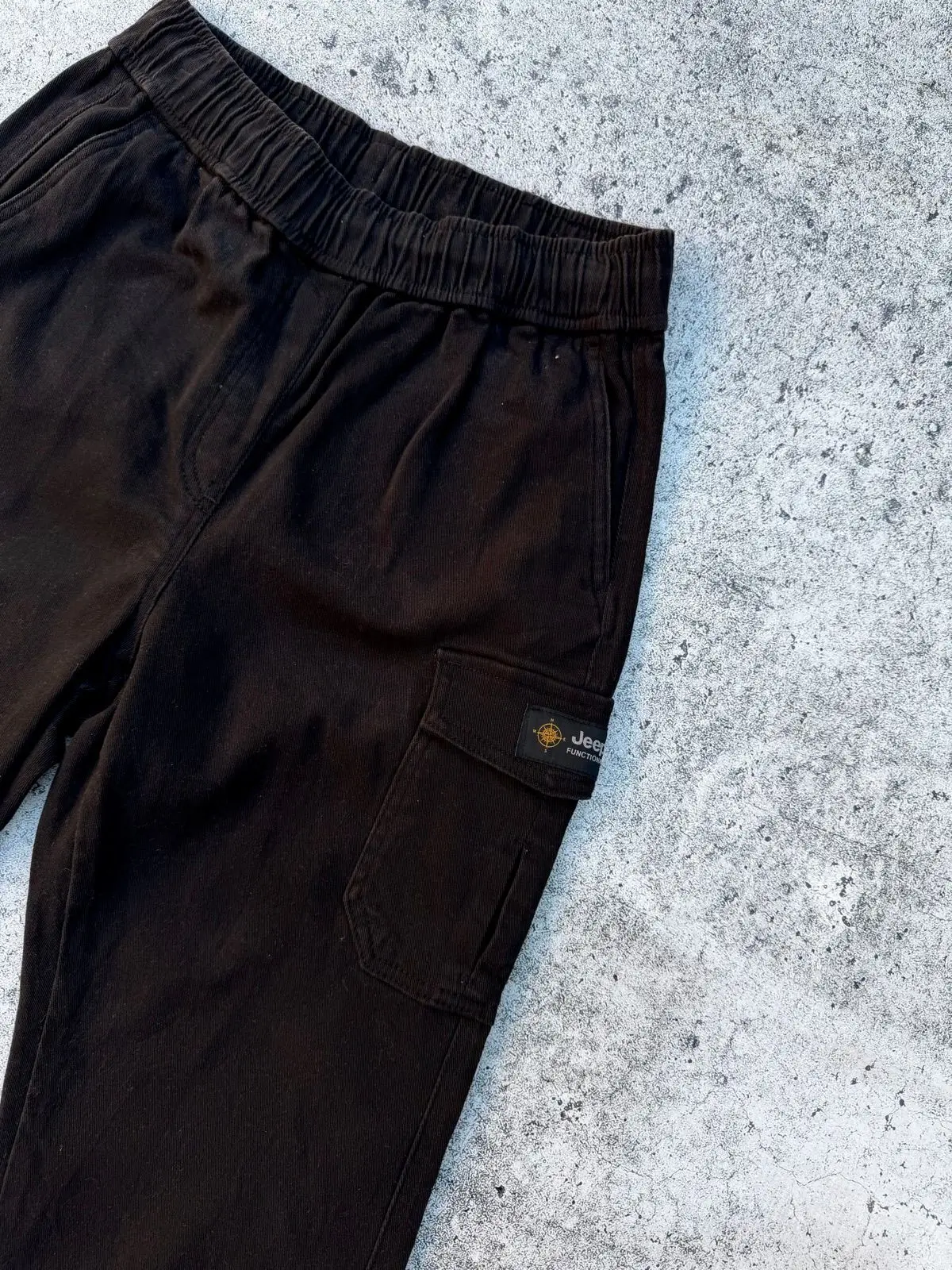 Jeep Black Cargo Pants