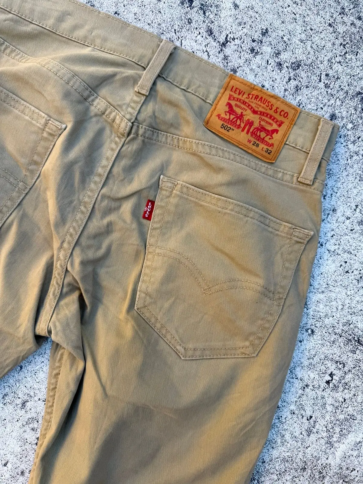 Levi's 502 Khaki Trousers W28 L32