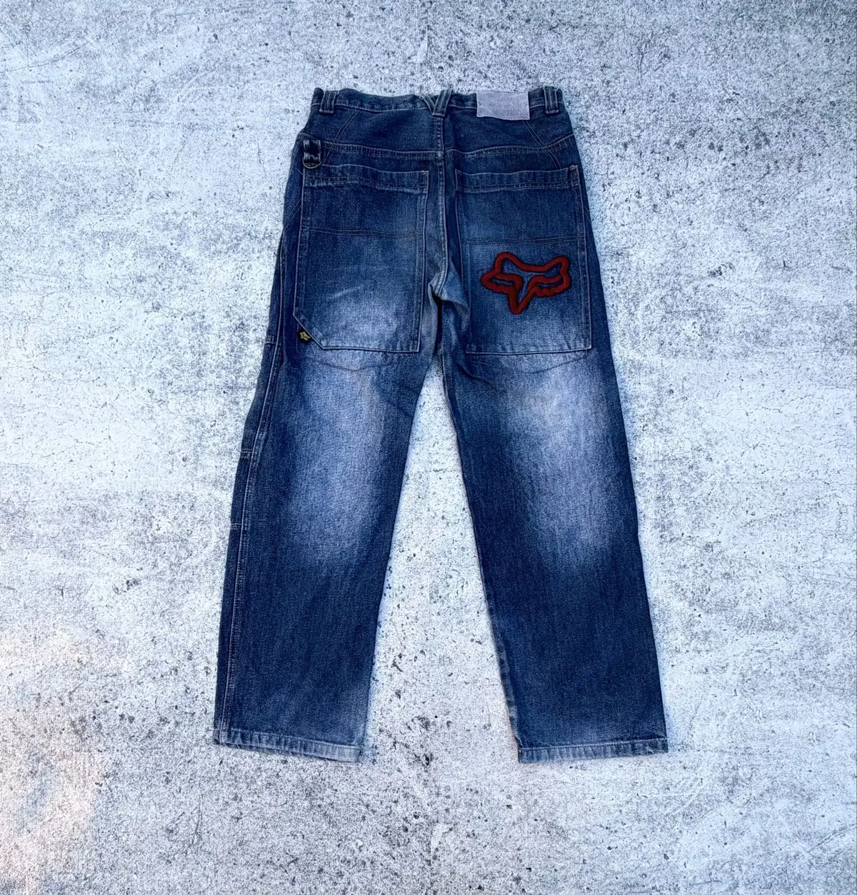 Fox Racing Vintage Denim Jeans Blue