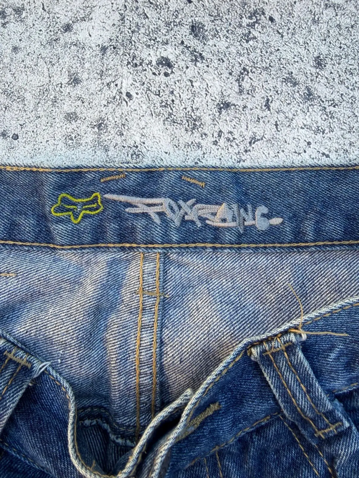 Fox Racing Vintage Denim Jeans Blue