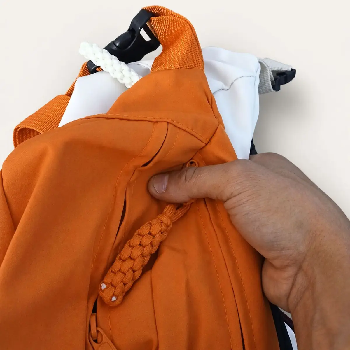 Orange and Black Crossbody Bag
