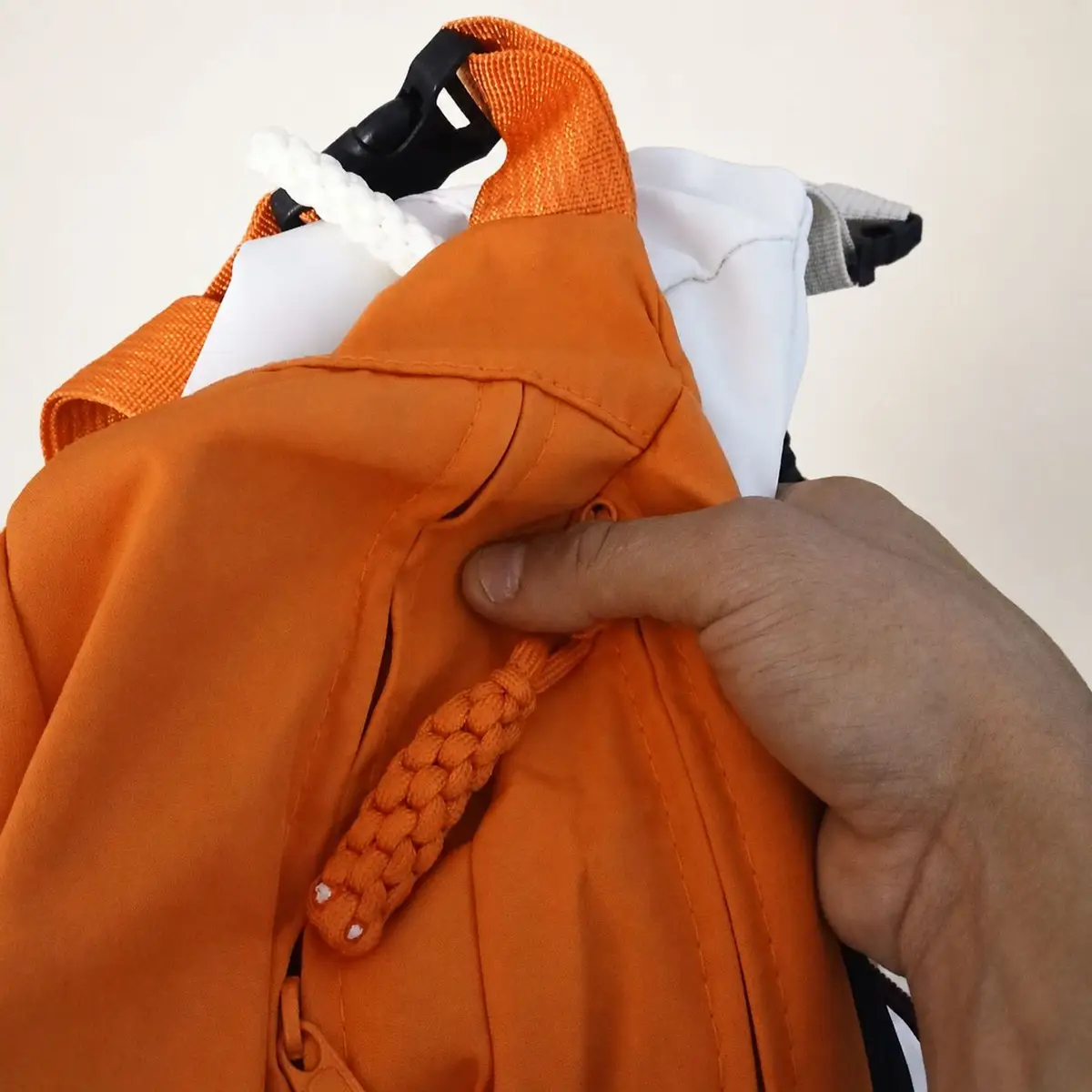 Orange and Black Crossbody Bag
