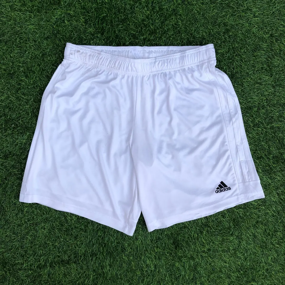 Adidas White Sports Shorts