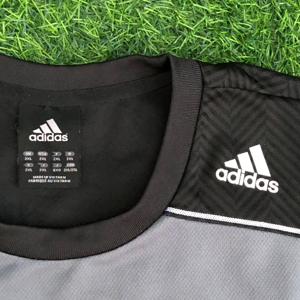 Adidas Athletic Sleeveless Top Grey Black
