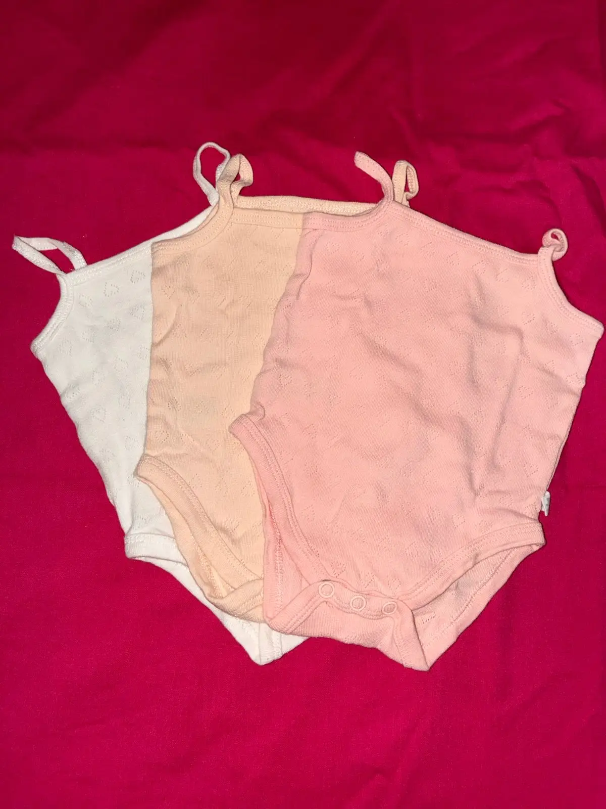 Woolworths White Baby Vest Onesie