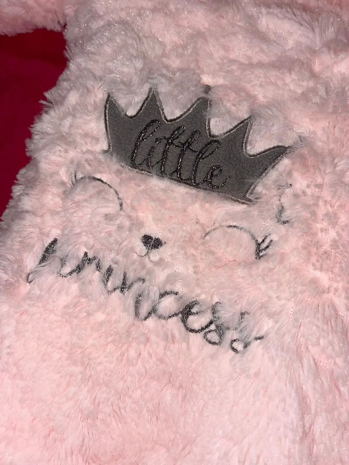 Pink Little Princess Fluffy Baby Pram Suit