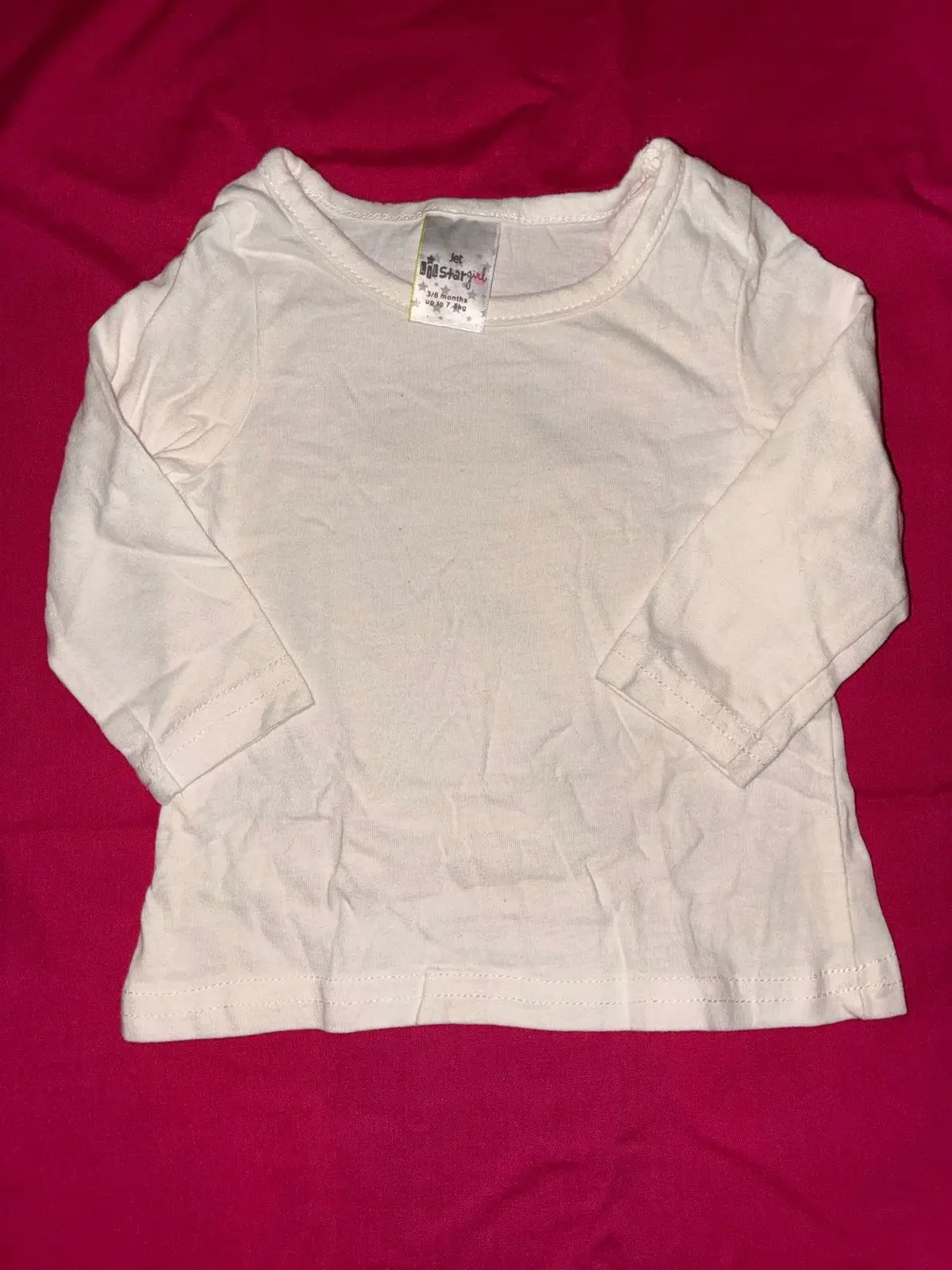 Jet Stargirl White Long Sleeve Top
