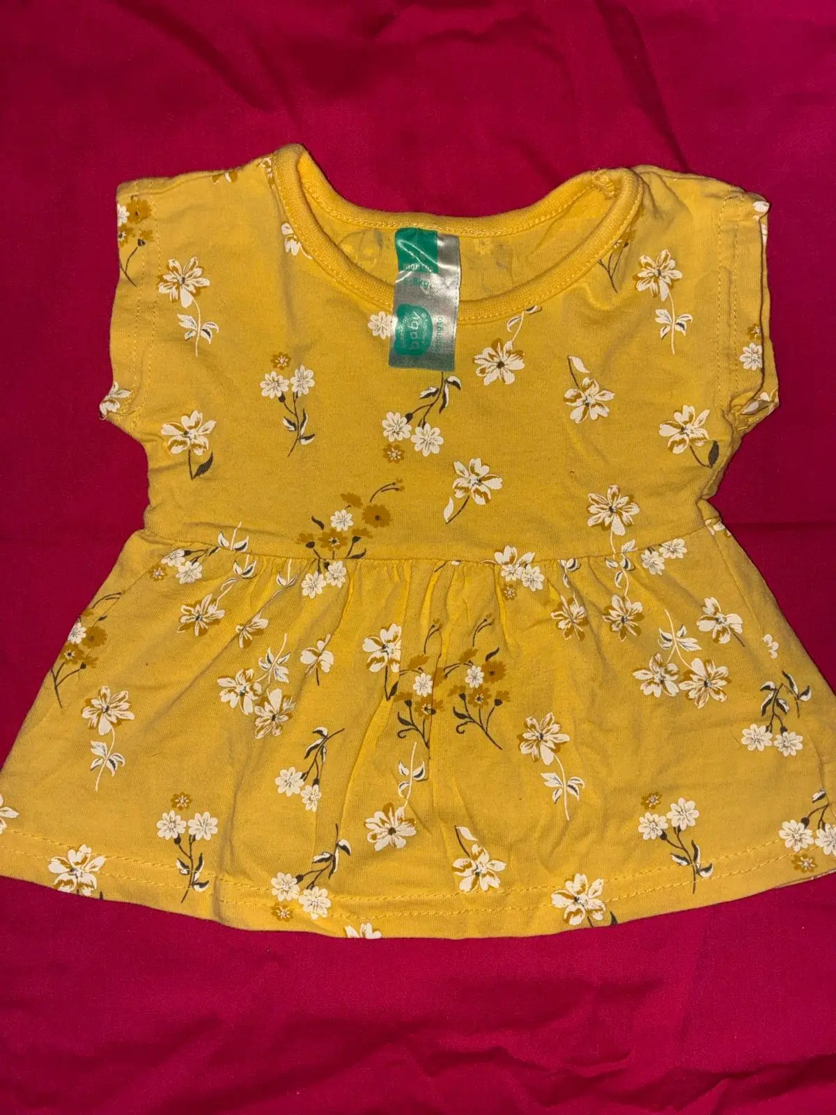 Pink Butterfly Sequin Toddler Top
