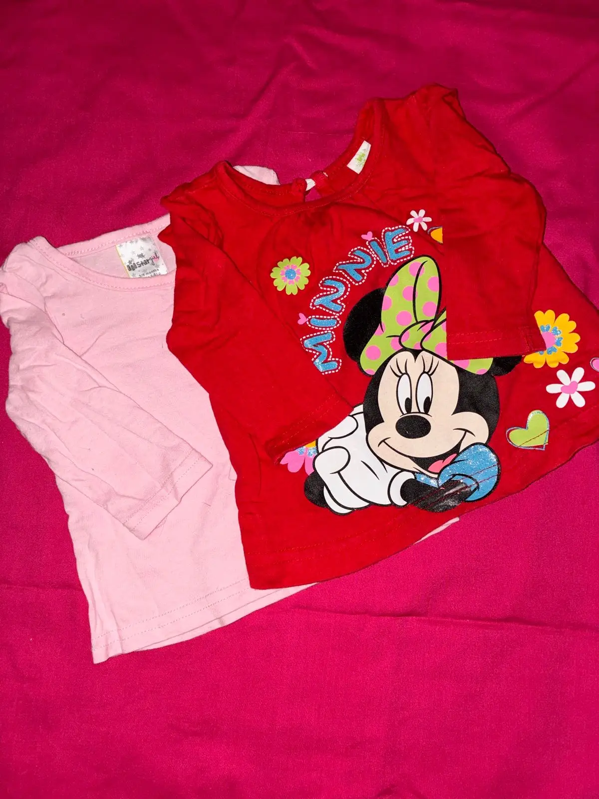 Jet Baby Stargirl Pink Long-Sleeve Top