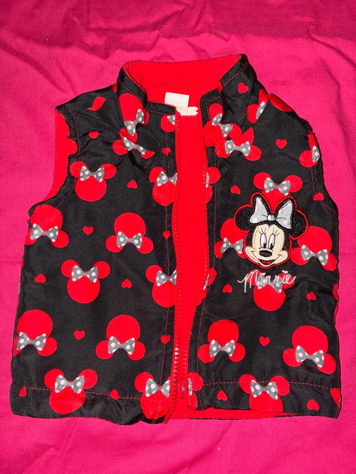 Disney Minnie Mouse Fleece Zip Vest