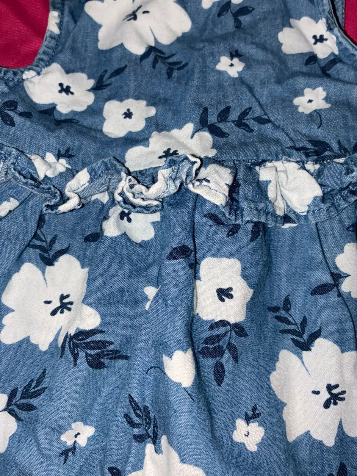 Woolworths Blue Floral Denim Dress