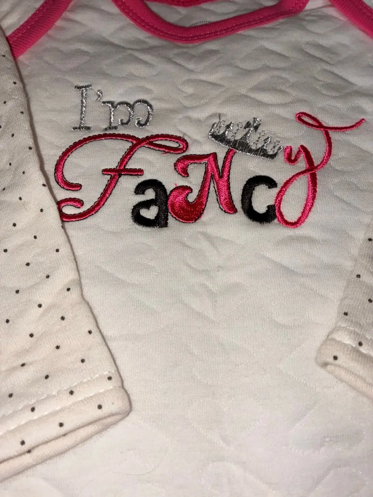 I'm Fancy Baby Long-Sleeve Bodysuit