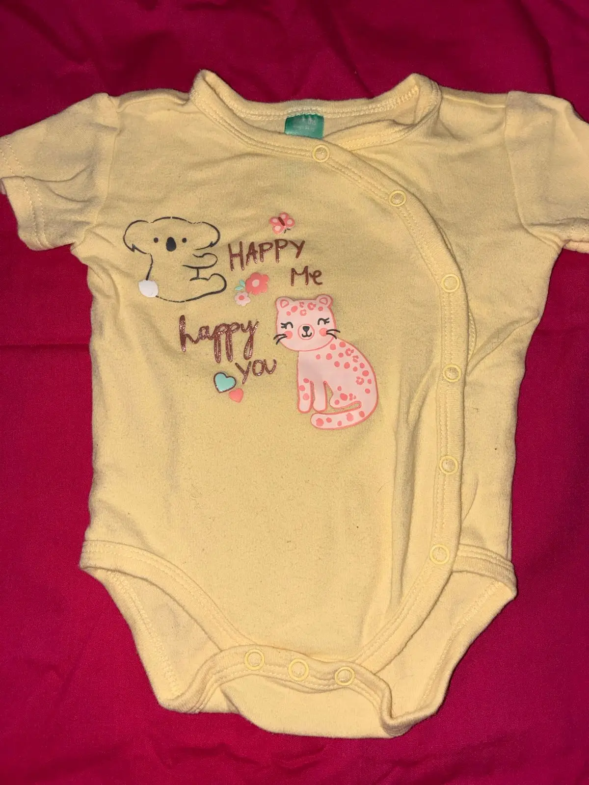 Pink Fish Print Baby Bodysuit