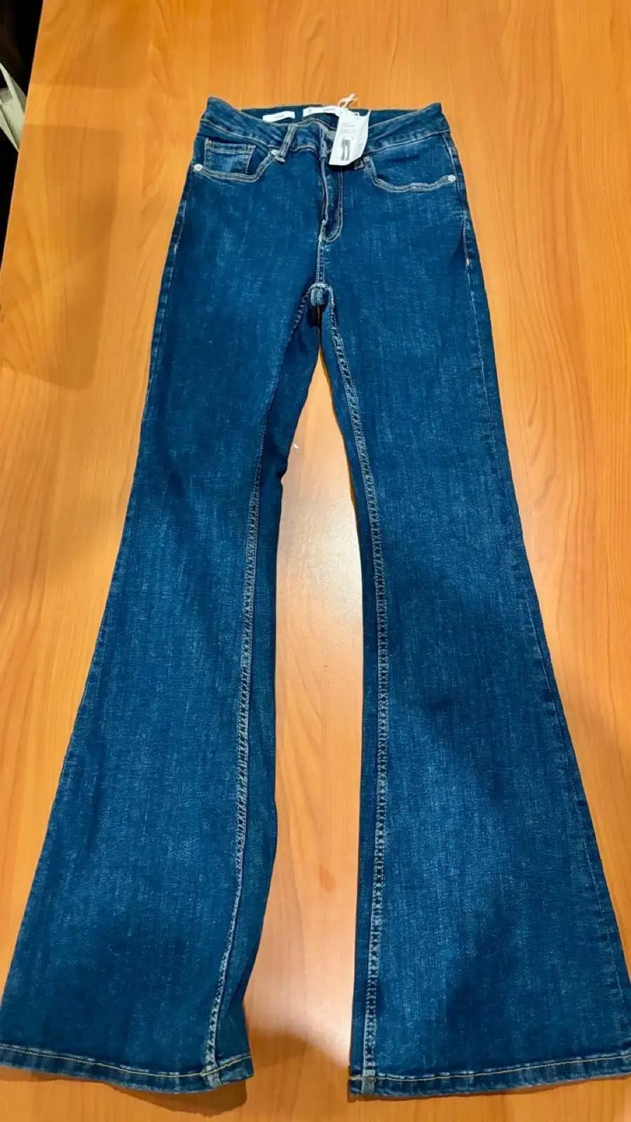 Mango Blue Flared Jeans