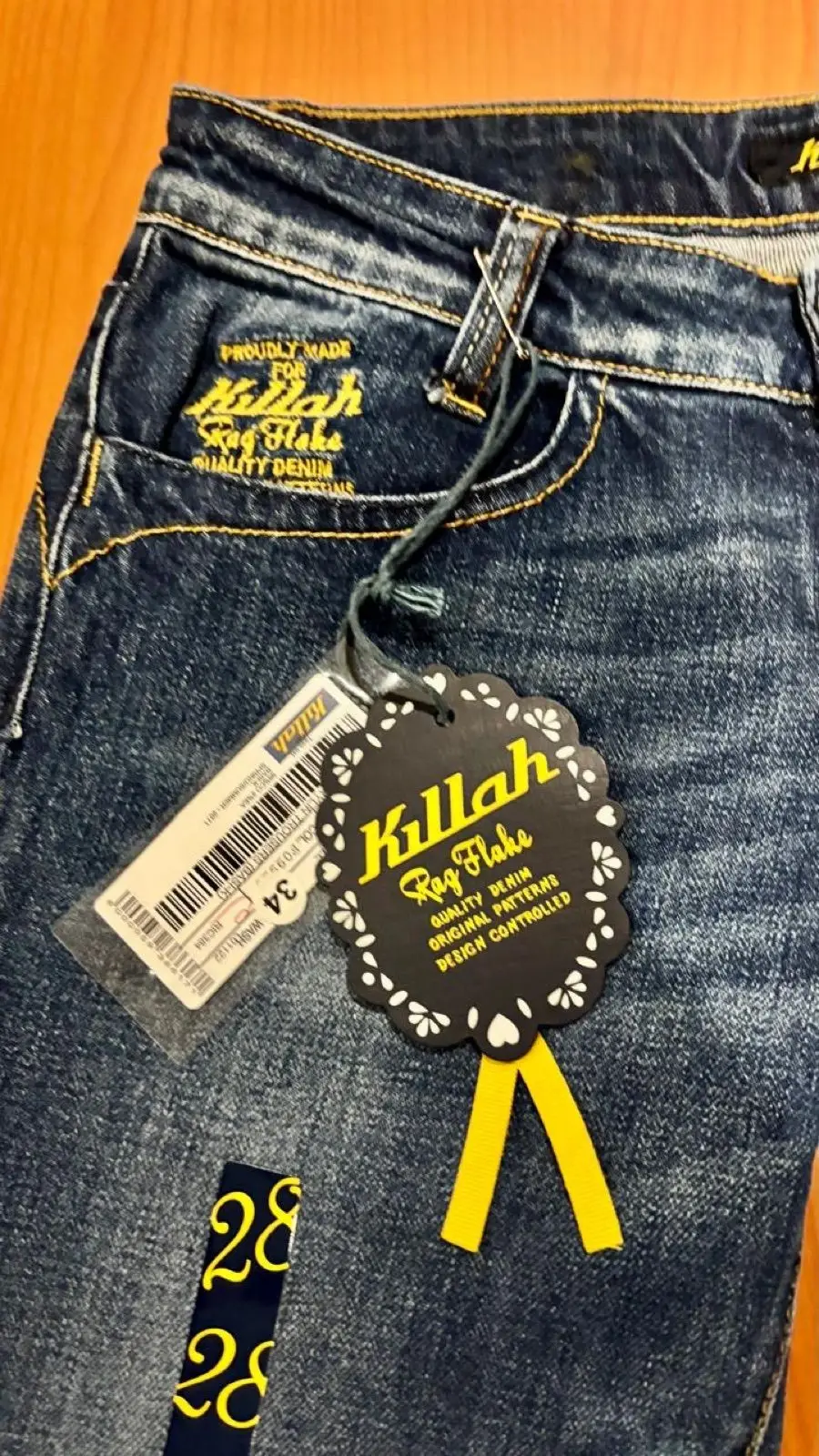 Killah Rag Flake Denim Jeans