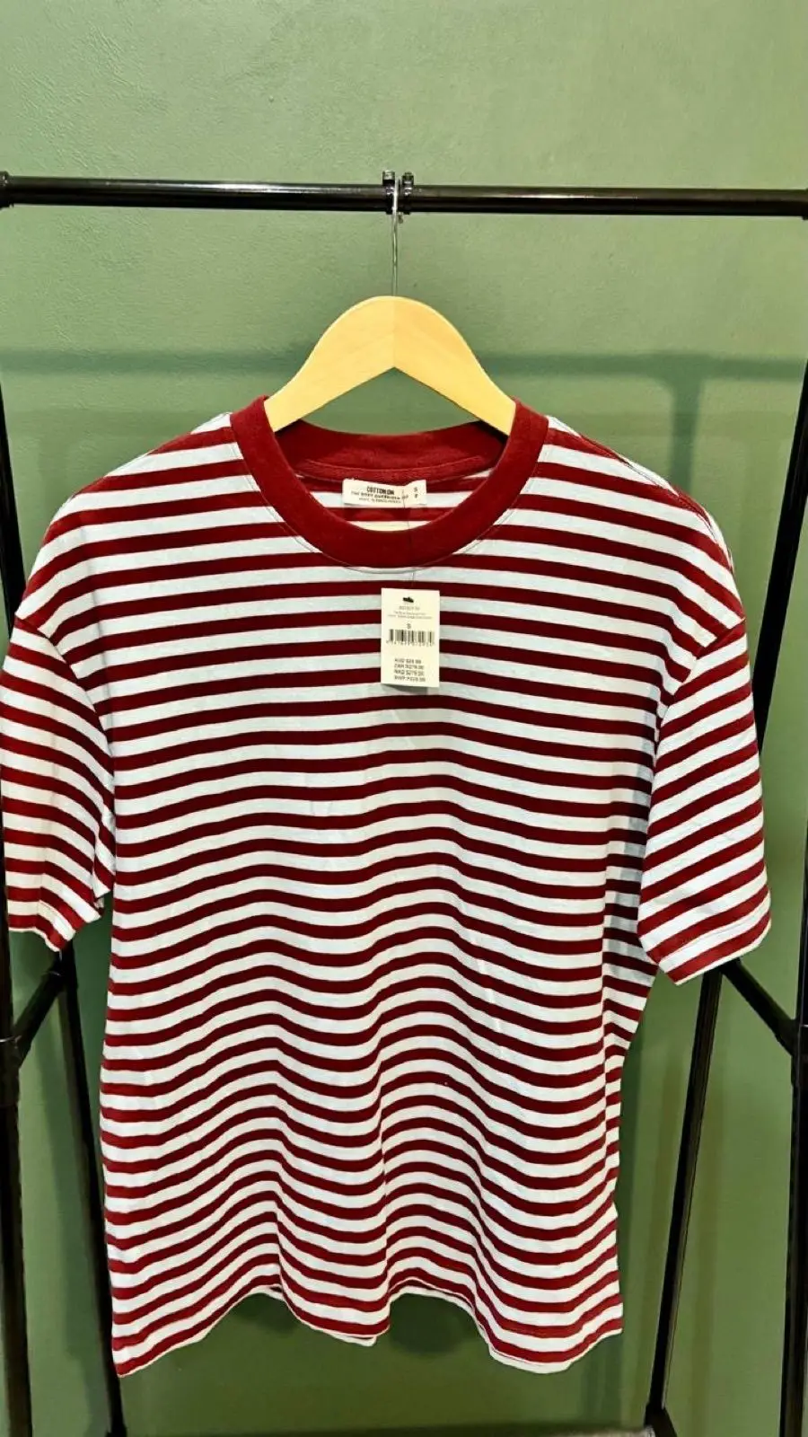 Cotton On Boxy Striped T-Shirt