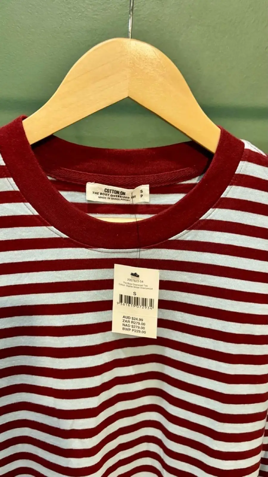 Cotton On Boxy Striped T-Shirt