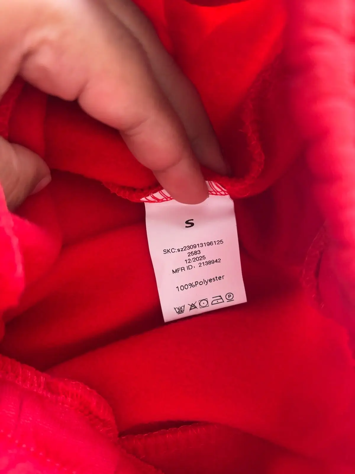 Shein Red Sweatpants