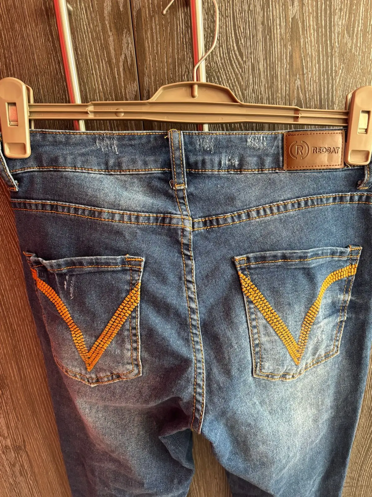 Redbat Distressed Blue Denim Jeans