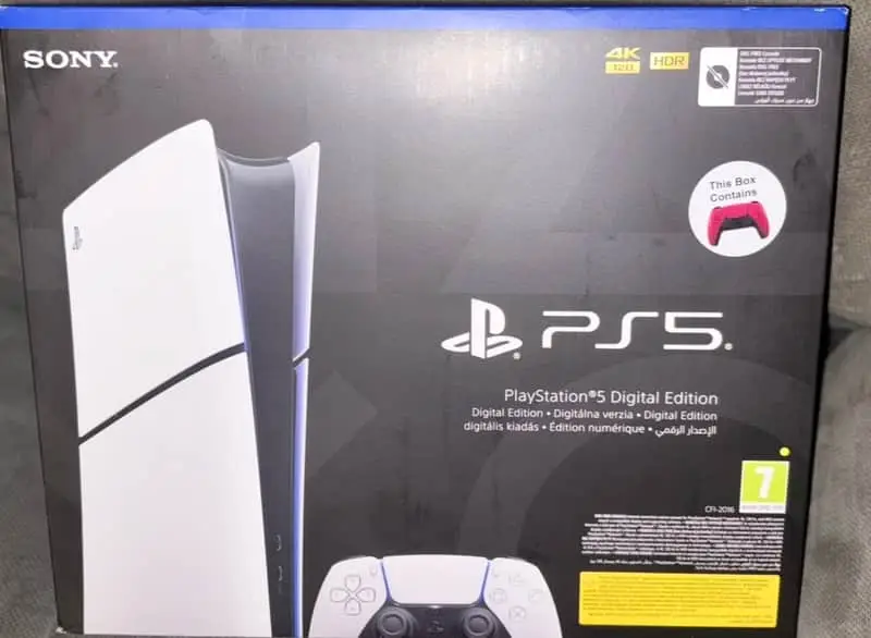 PS5 Slim Digital 1TB + Extra DualSense Controller